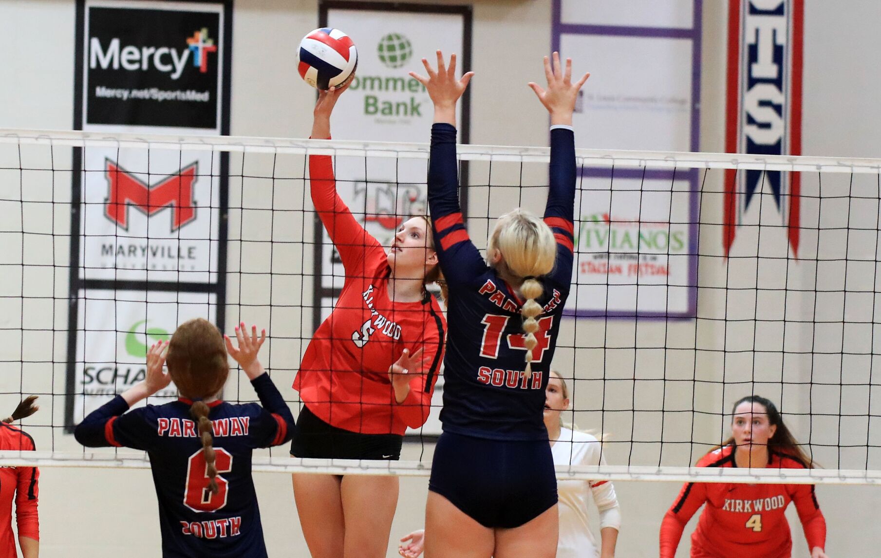 Kirkwood vs. Parkway South girls volleyball
